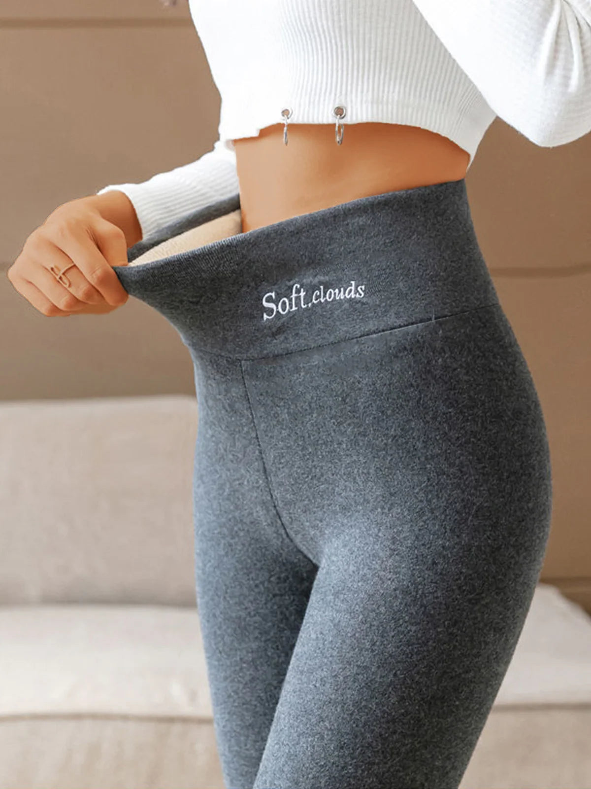 Cloudy Fleece Lined Leggings - Achetez 1, Recevez 2