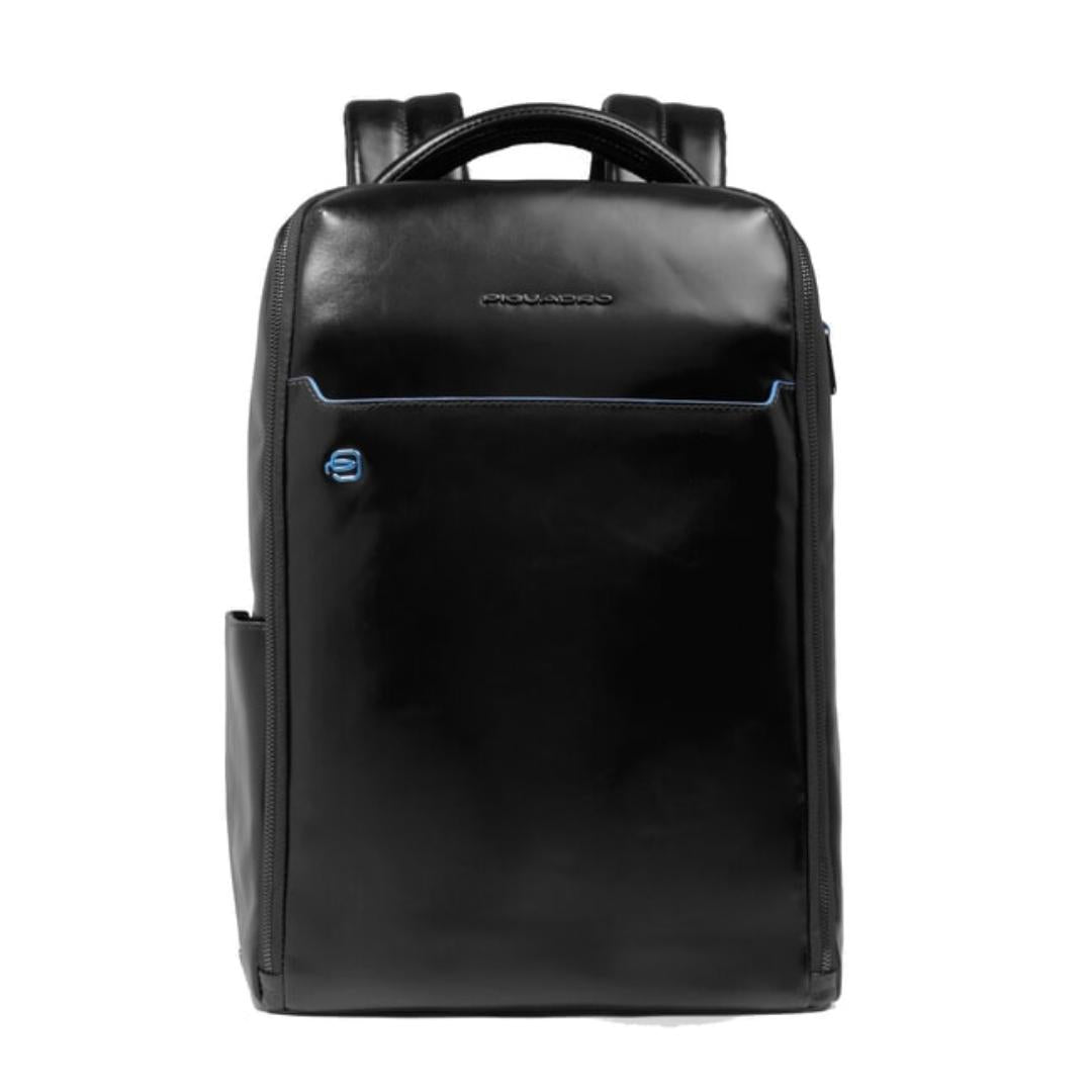 BLUE SQUARE Zaino Fast-check in Pelle Porta Pc 14"