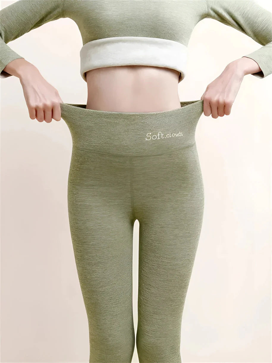 Cloudy Fleece Lined Leggings - Achetez 1, Recevez 2
