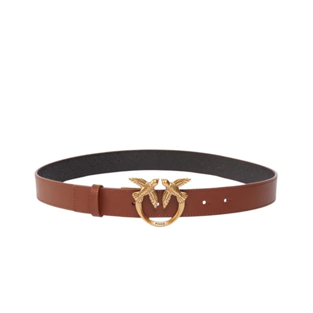 Cintura Double Face con Fibbia Love Birds