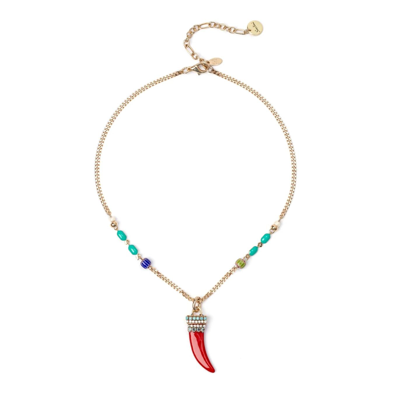 Collana Corta Groumette e Cornetto Partenope