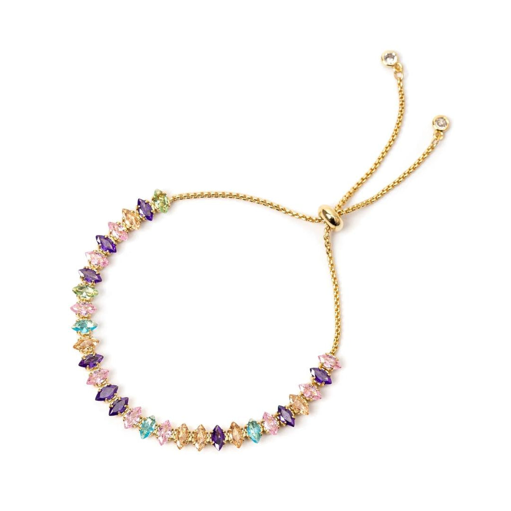 Bracciale con Filo di Zirconi Crystalline