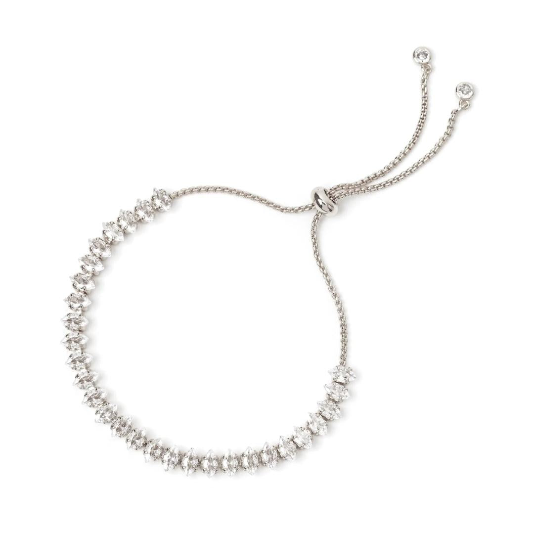 Bracciale con Filo di Zirconi Crystalline