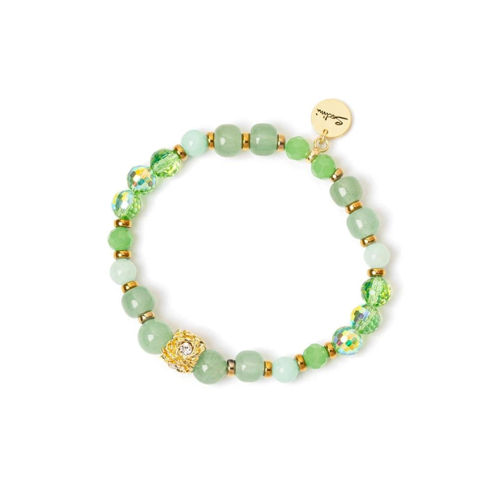 Bracciale Elastico Sfere, Anellini e Charm Summer Bouquet