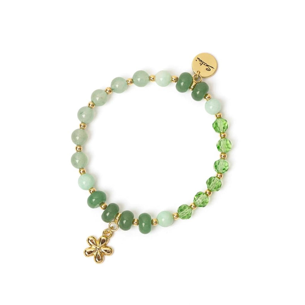 Bracciale Elastico Sfere, Mini-Boule e Fiorellino Summer Bouquet