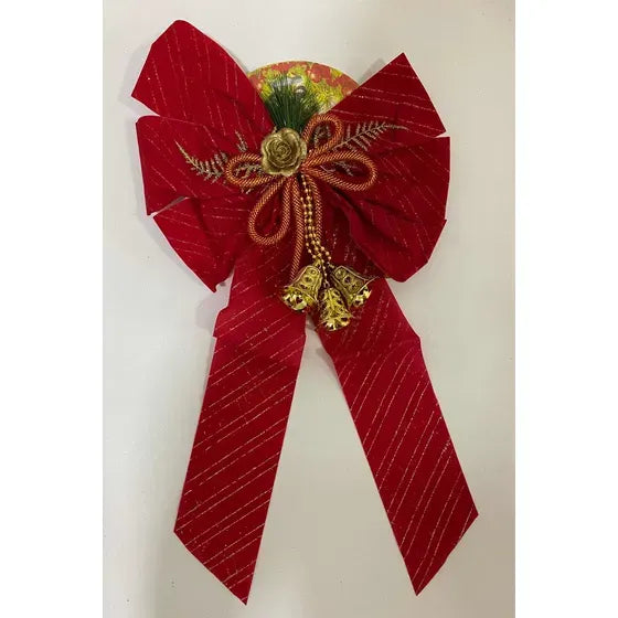 Christmas tree ribbon bow