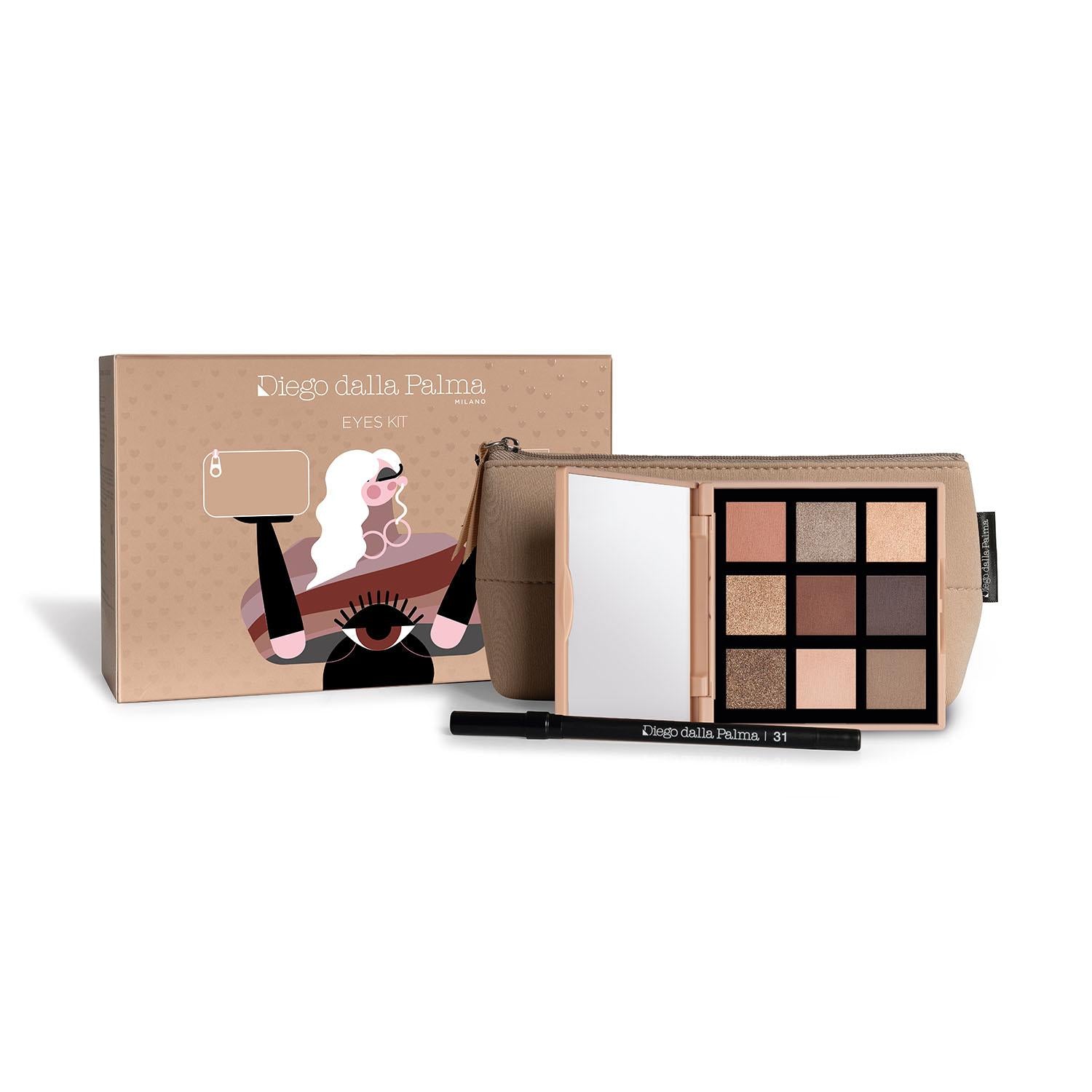 Cofanetto Kit Occhi Nuda Warm Palette