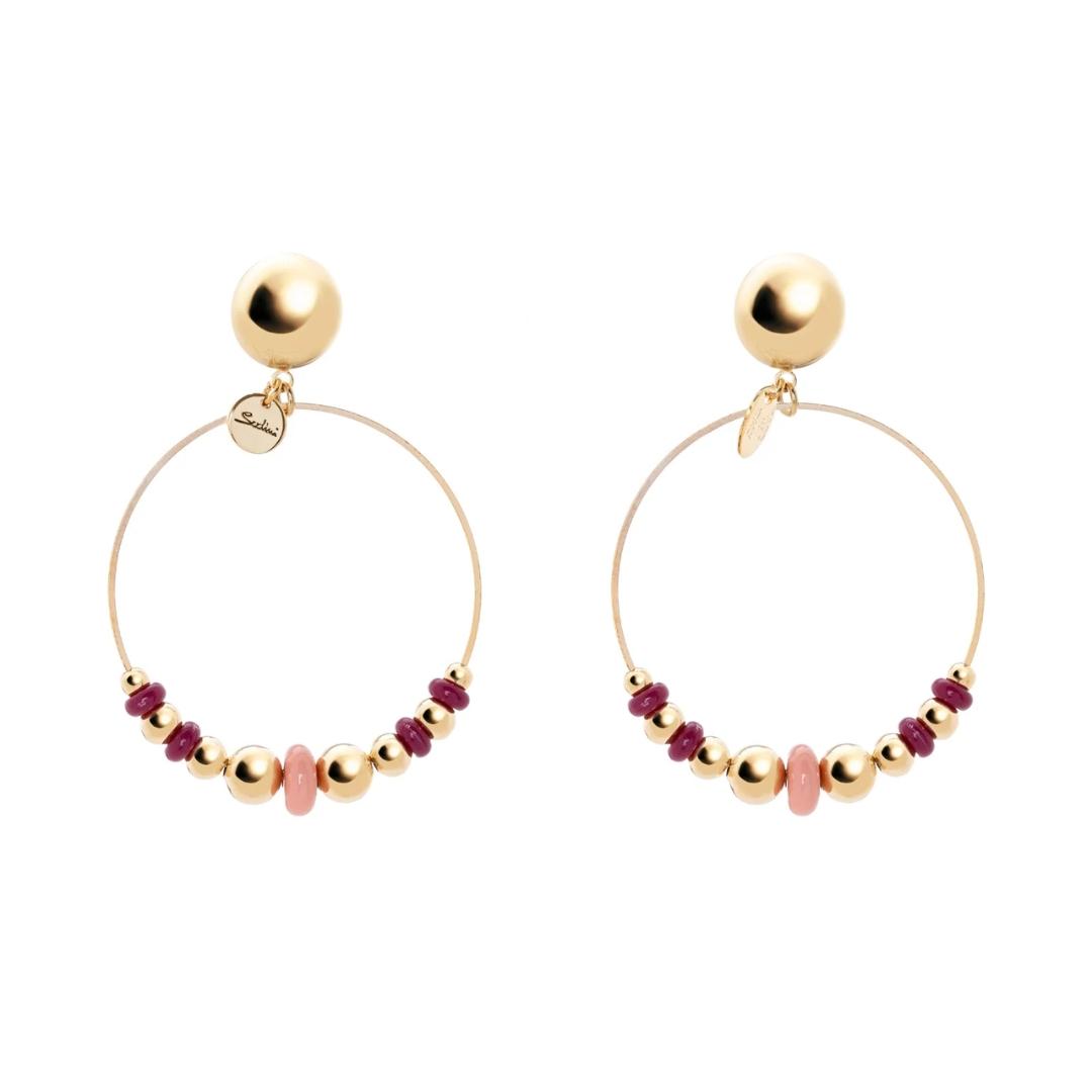 Orecchini Cupolina e Cerchio Sleeping Satellite