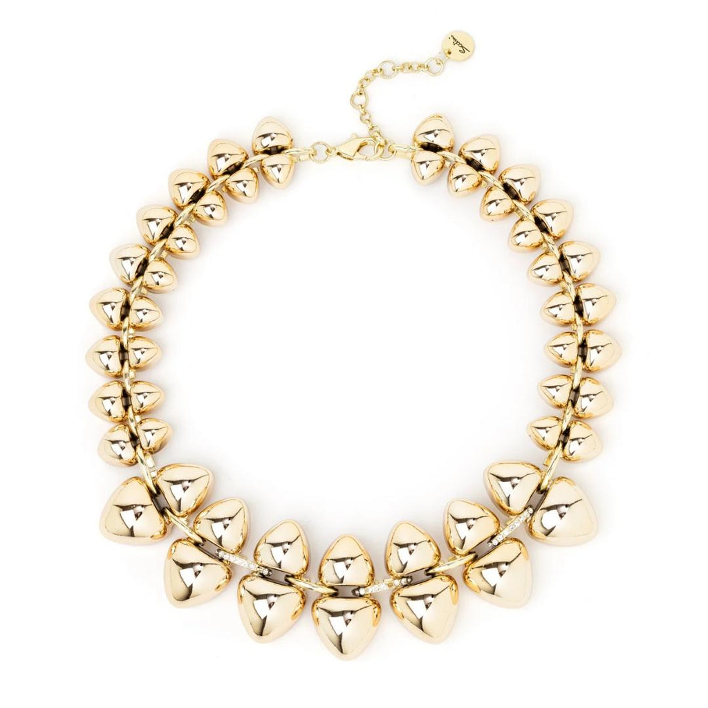 Collana corta con duplice filo Cocoon