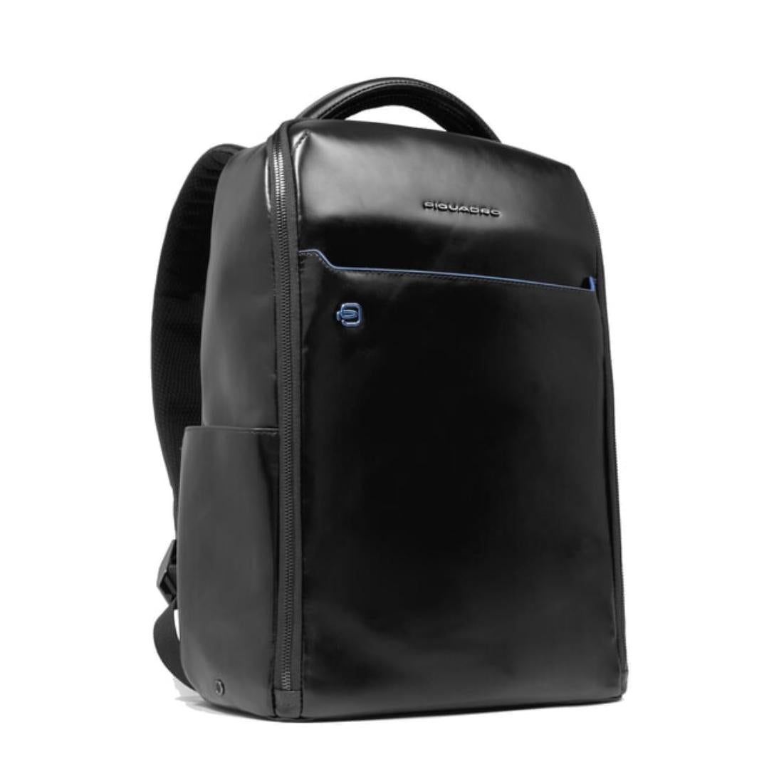 BLUE SQUARE Zaino Fast-check in Pelle Porta Pc 14"