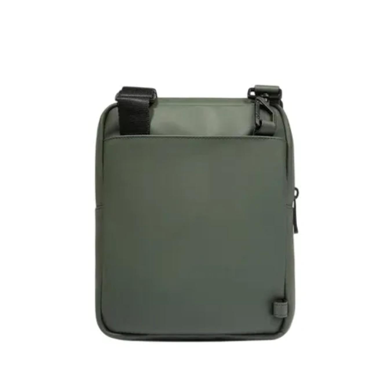 Borsello Uomo Porta iPad®mini in Tessuto Gommato