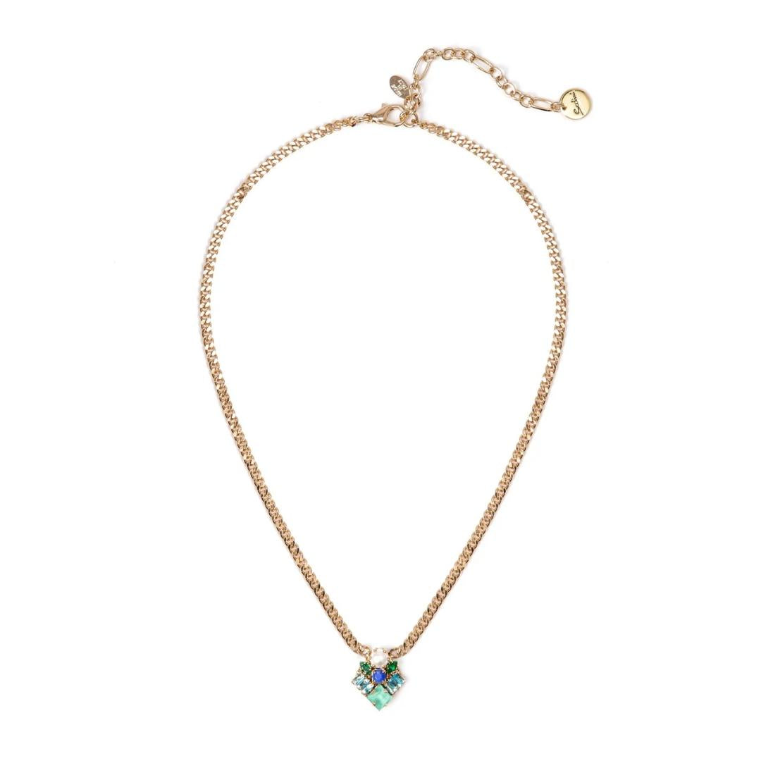 Collana Corta con Charm Geometrico Sirens