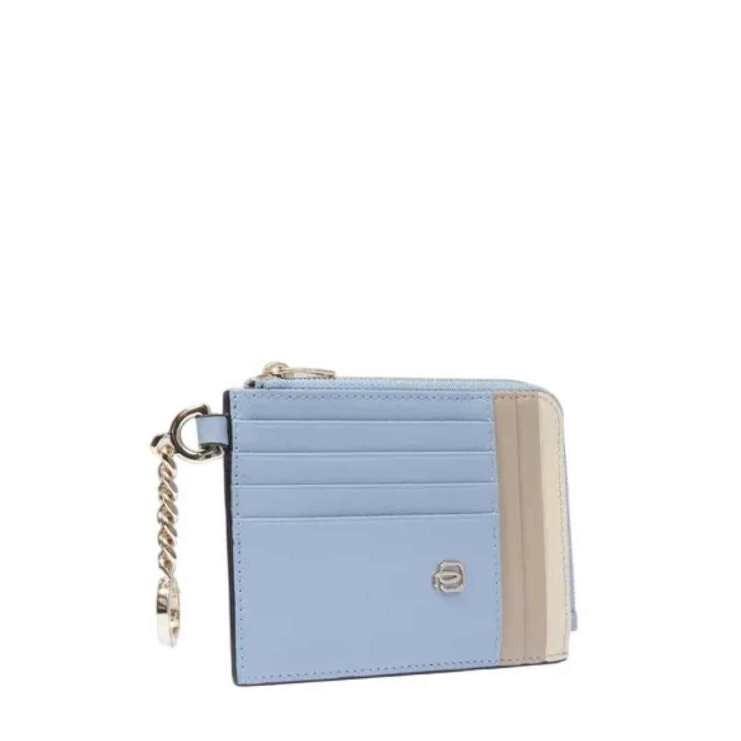 Bustina Porta Carte di Credito con Porta Chiavi Circle