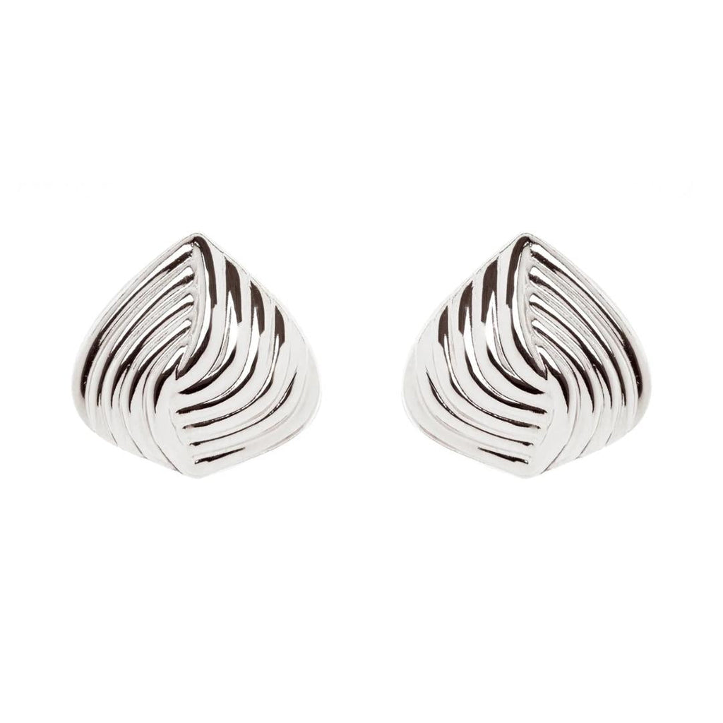 Orecchini a Fasce Incrociate Amaranta