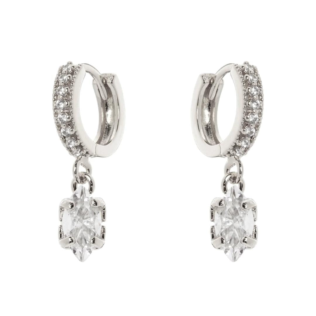 Orecchini Cerchietto e Pendente Crystalline