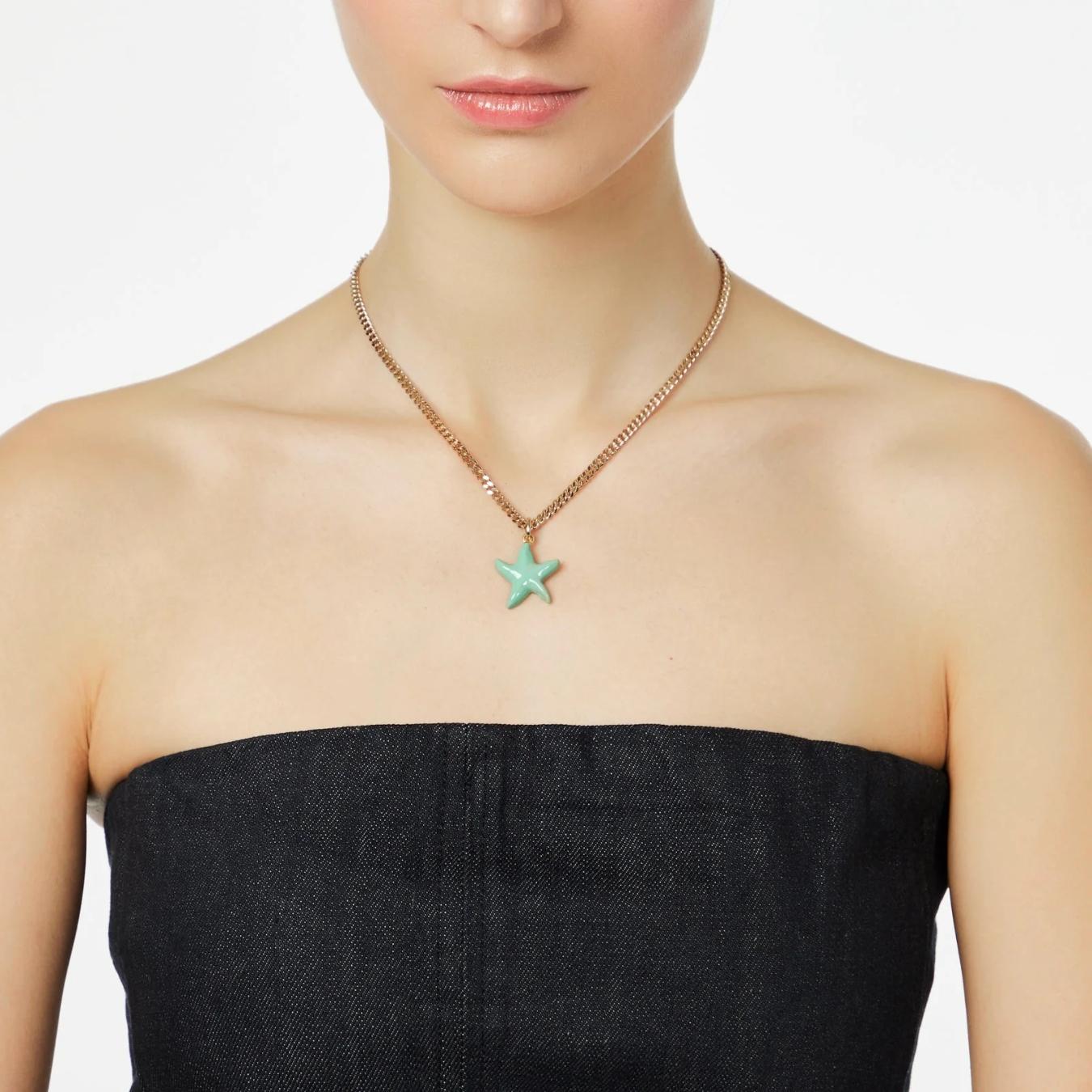 Collana Corta Groumette e Stella Marina Partenope