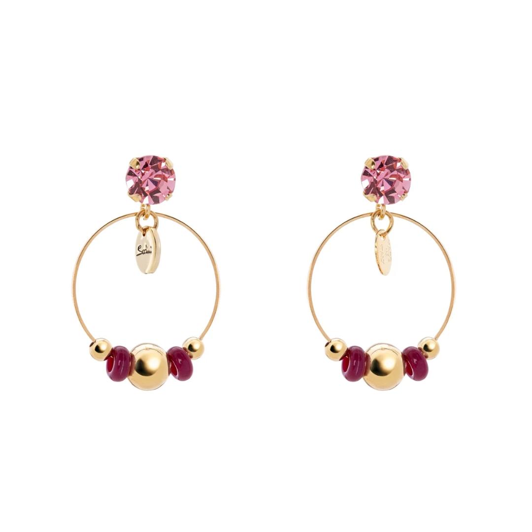 Orecchini Cristallo e Cerchio Sleeping Satellite