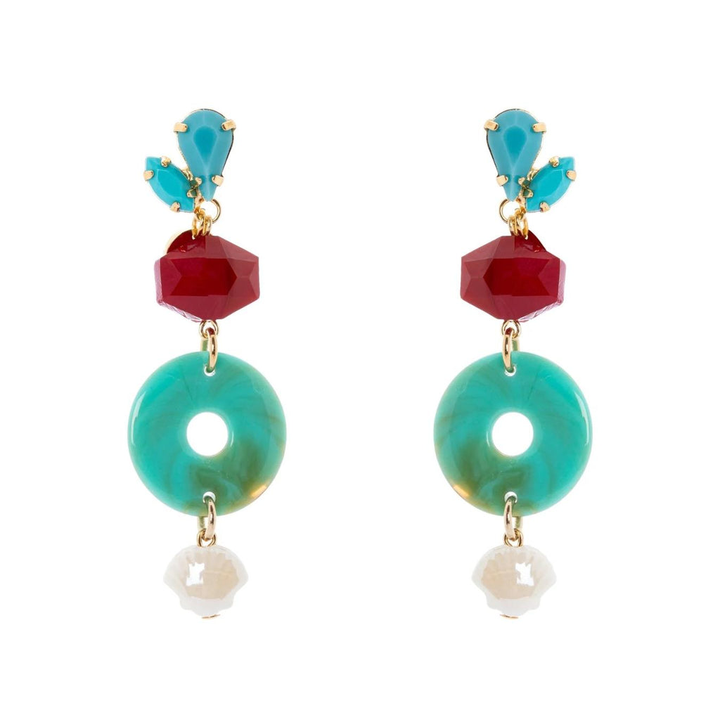 Orecchini Cerchietto e Perla Ondina