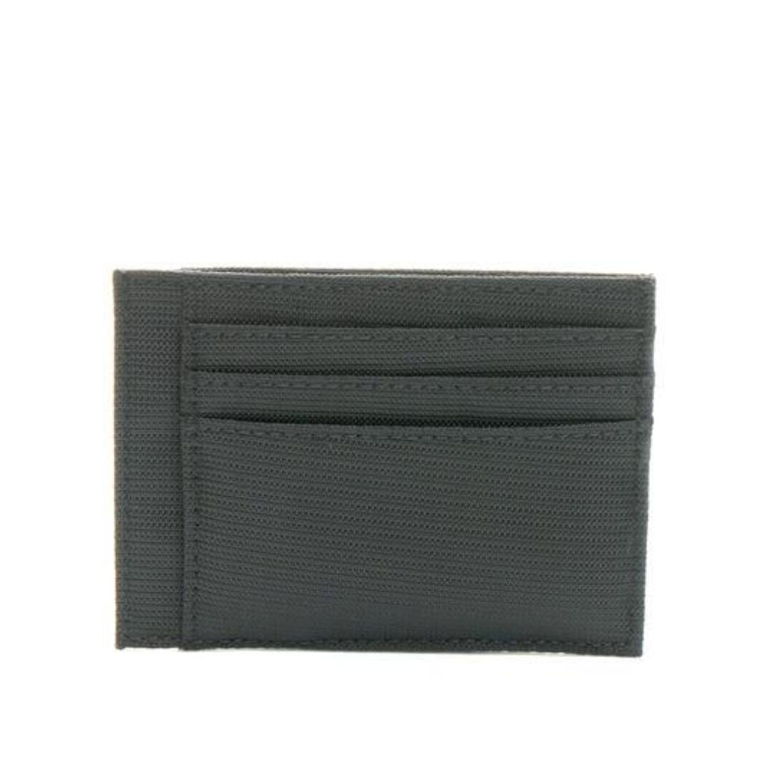 MACBETH Porta Carte in Pelle e Tessuto