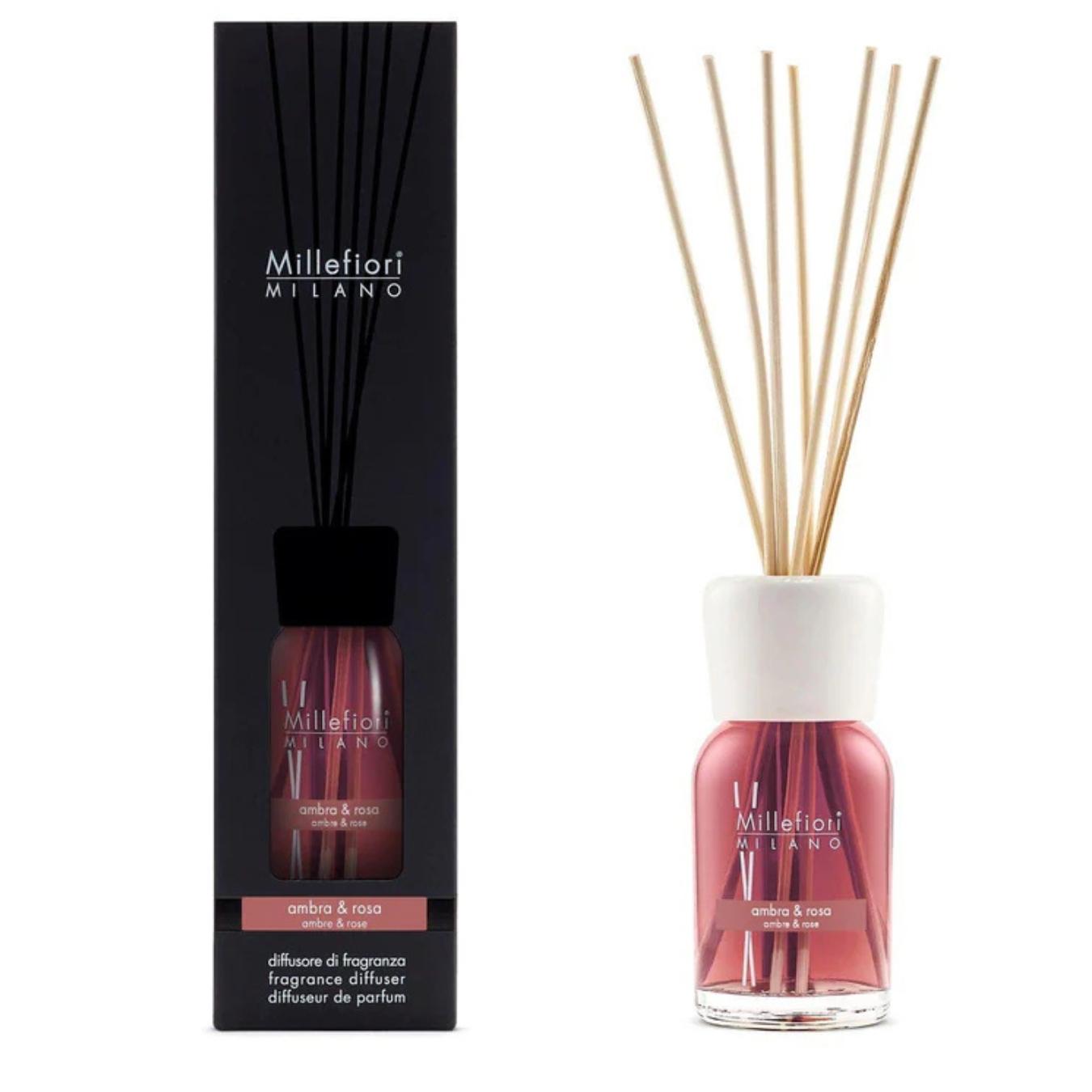 Diffusore Stick di Fragranza Ambra & Rosa