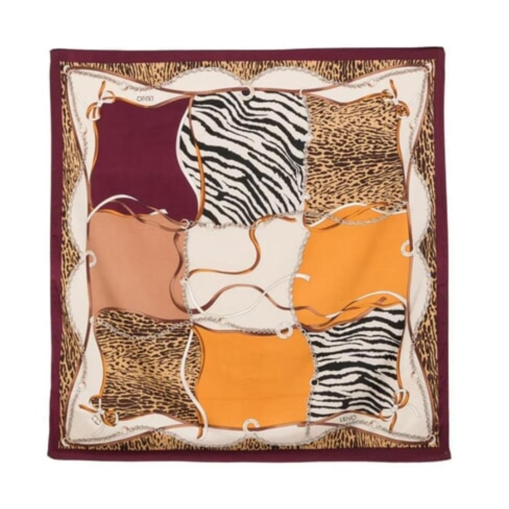 MIX PRINT Foulard con Stampa All Over